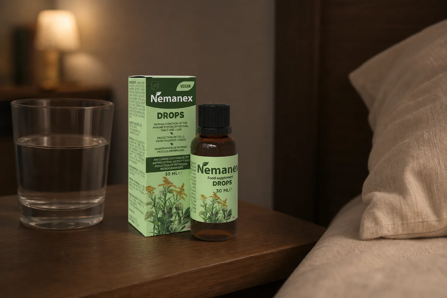 NEMANEX — opakowanie na co dzień
