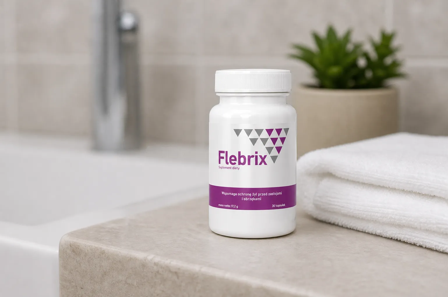 Flebrix — opakowanie na co dzień