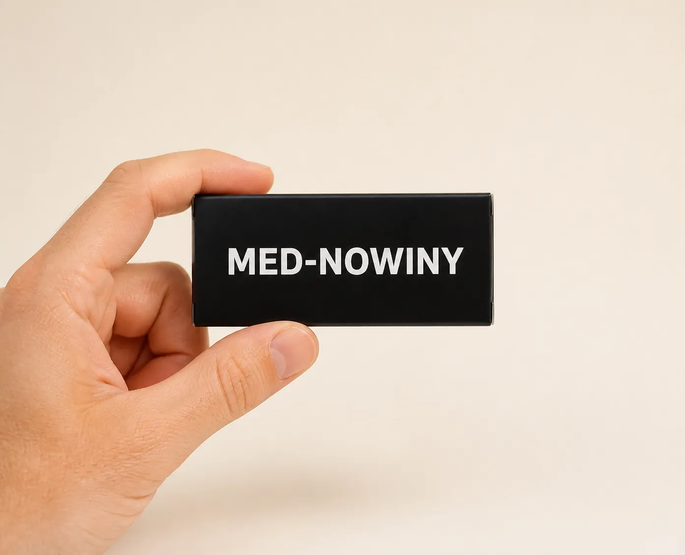 Presuren — opakowanie w dłoni