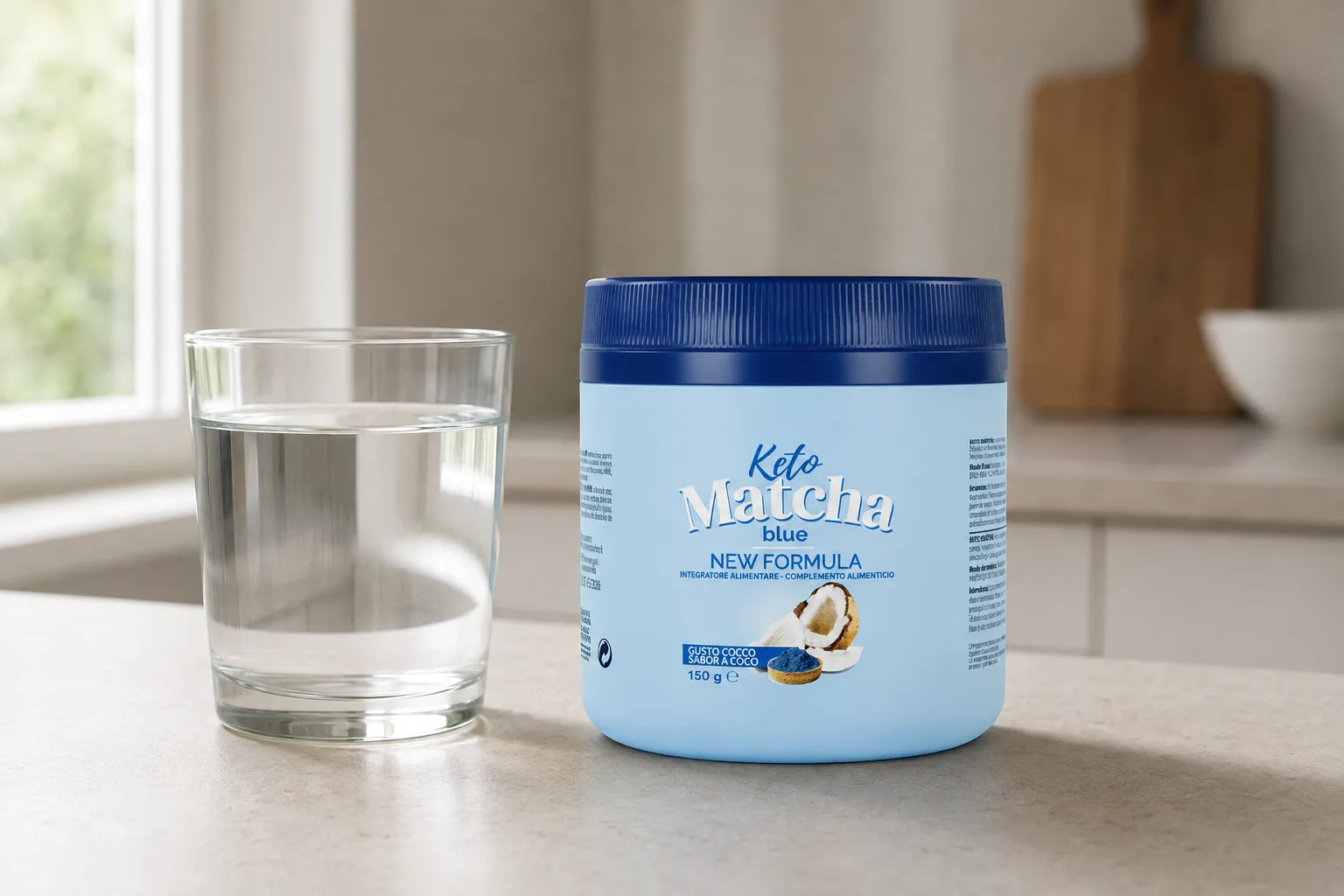 Keto Matcha Blue — opakowanie na co dzień