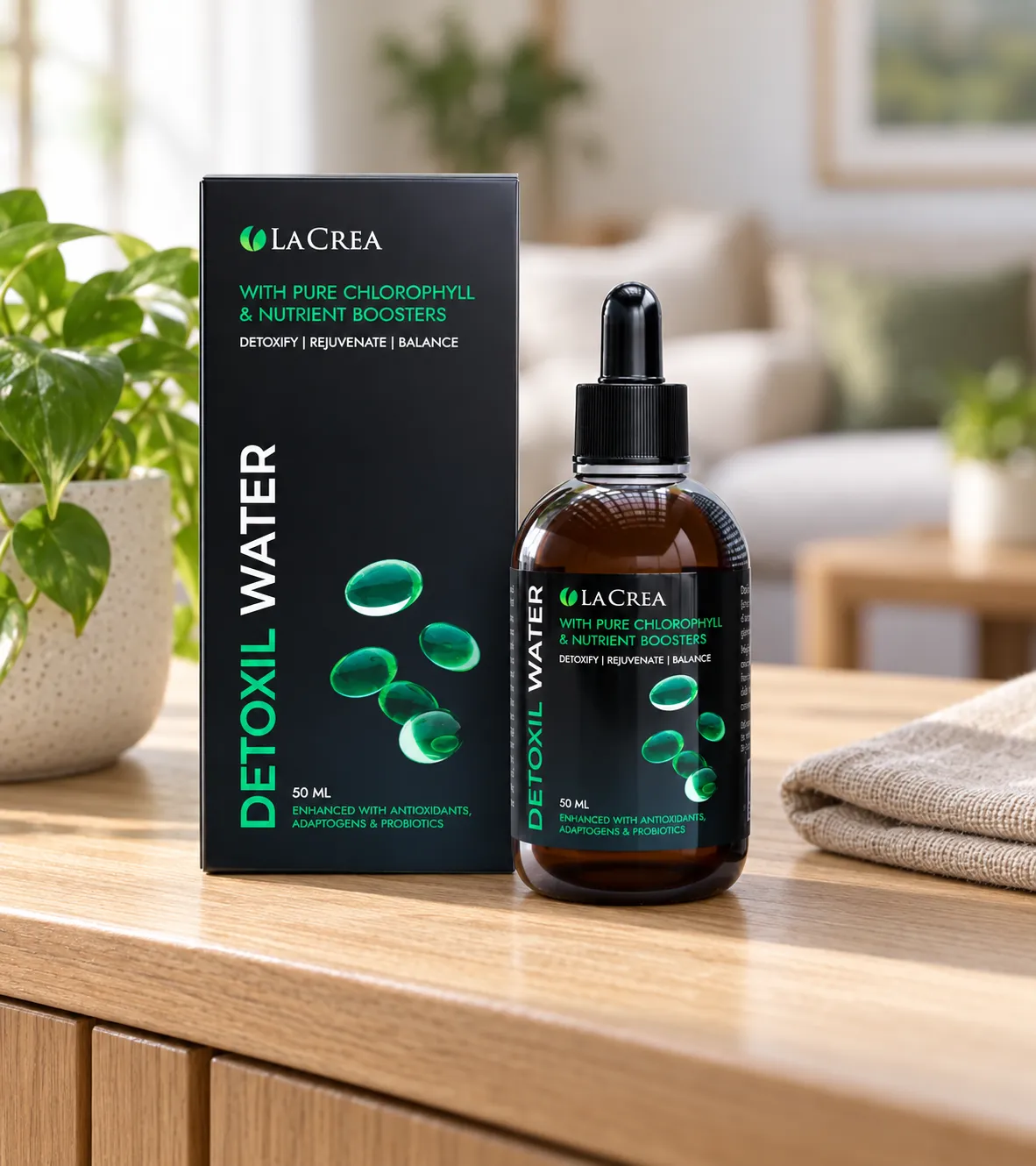 Detoxil Water Liver — opakowanie na co dzień