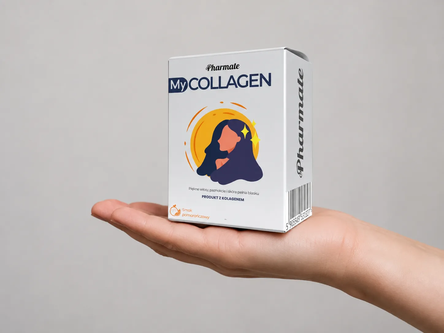 My Collagen — opakowanie w dłoni