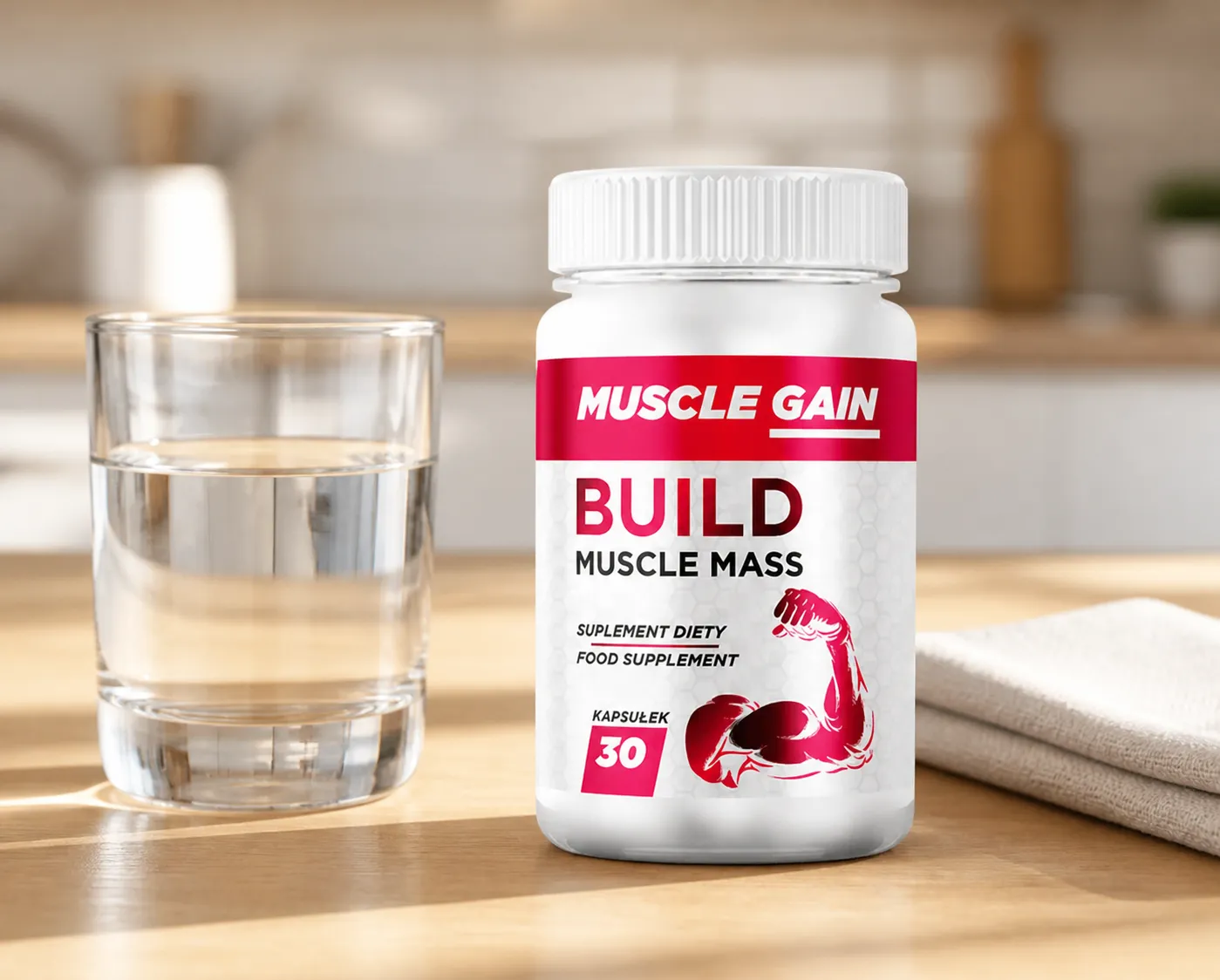 Muscle Gain — opakowanie na co dzień