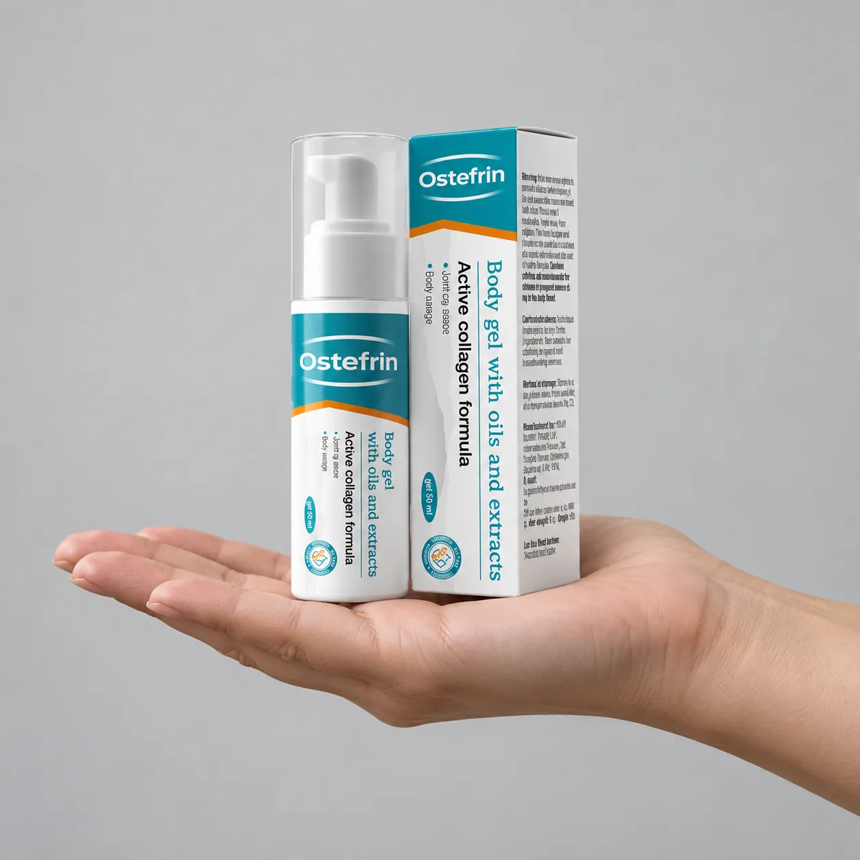 OSTEFRIN — opakowanie w dłoni