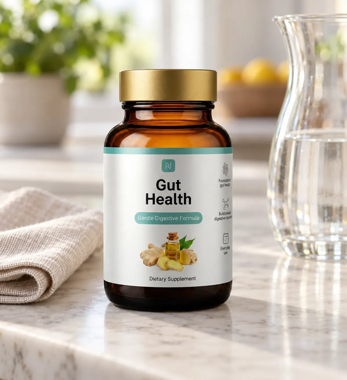 Gut health — opakowanie na co dzień