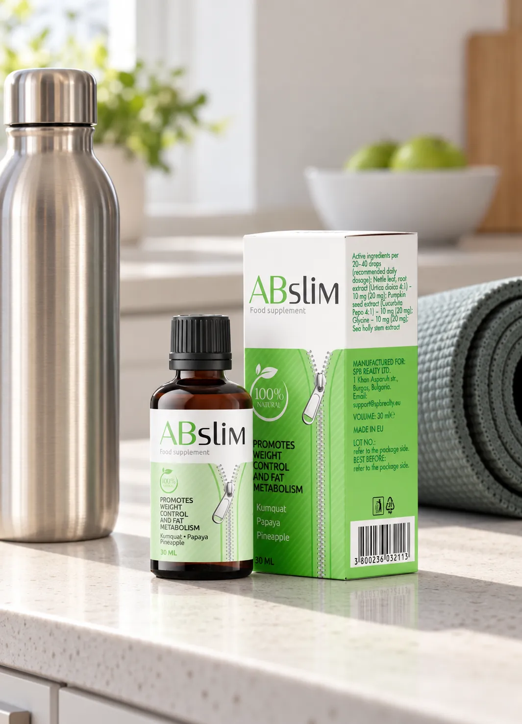 ABSlim — opakowanie na co dzień