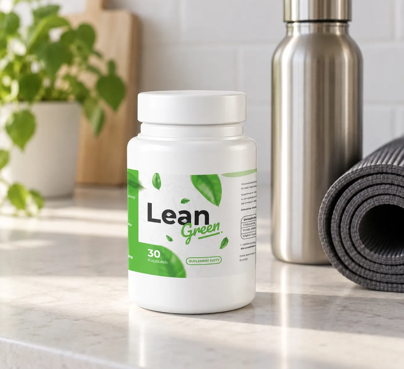 LeanGreen — opakowanie na co dzień