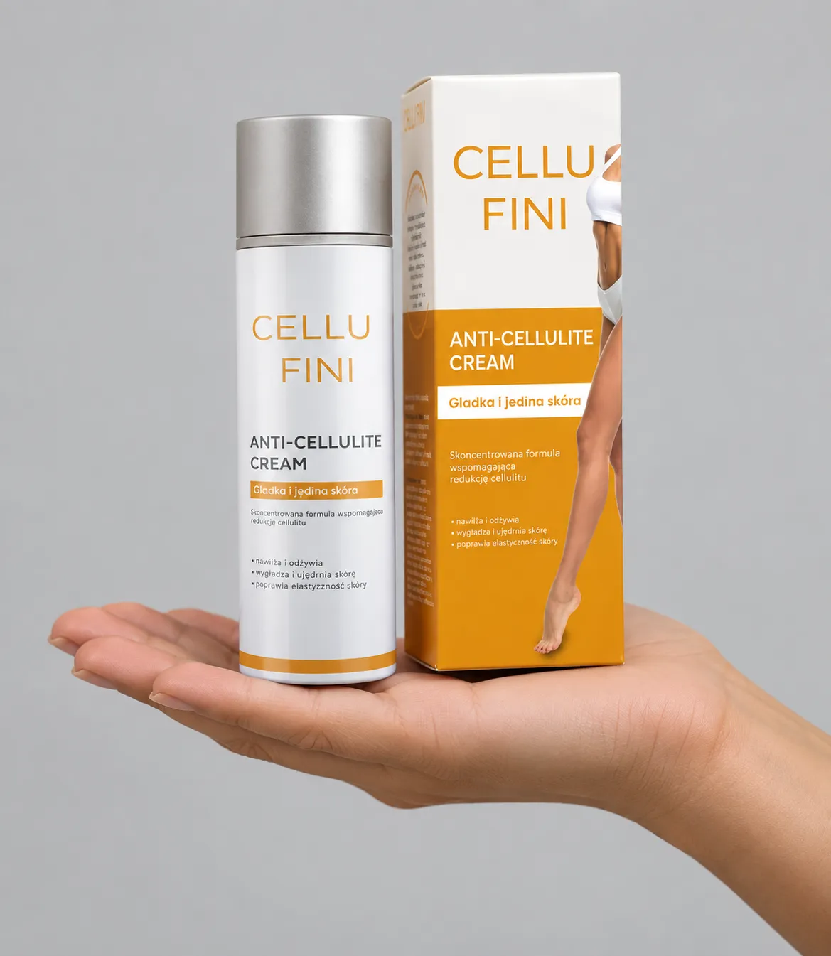 Cellufini — opakowanie w dłoni