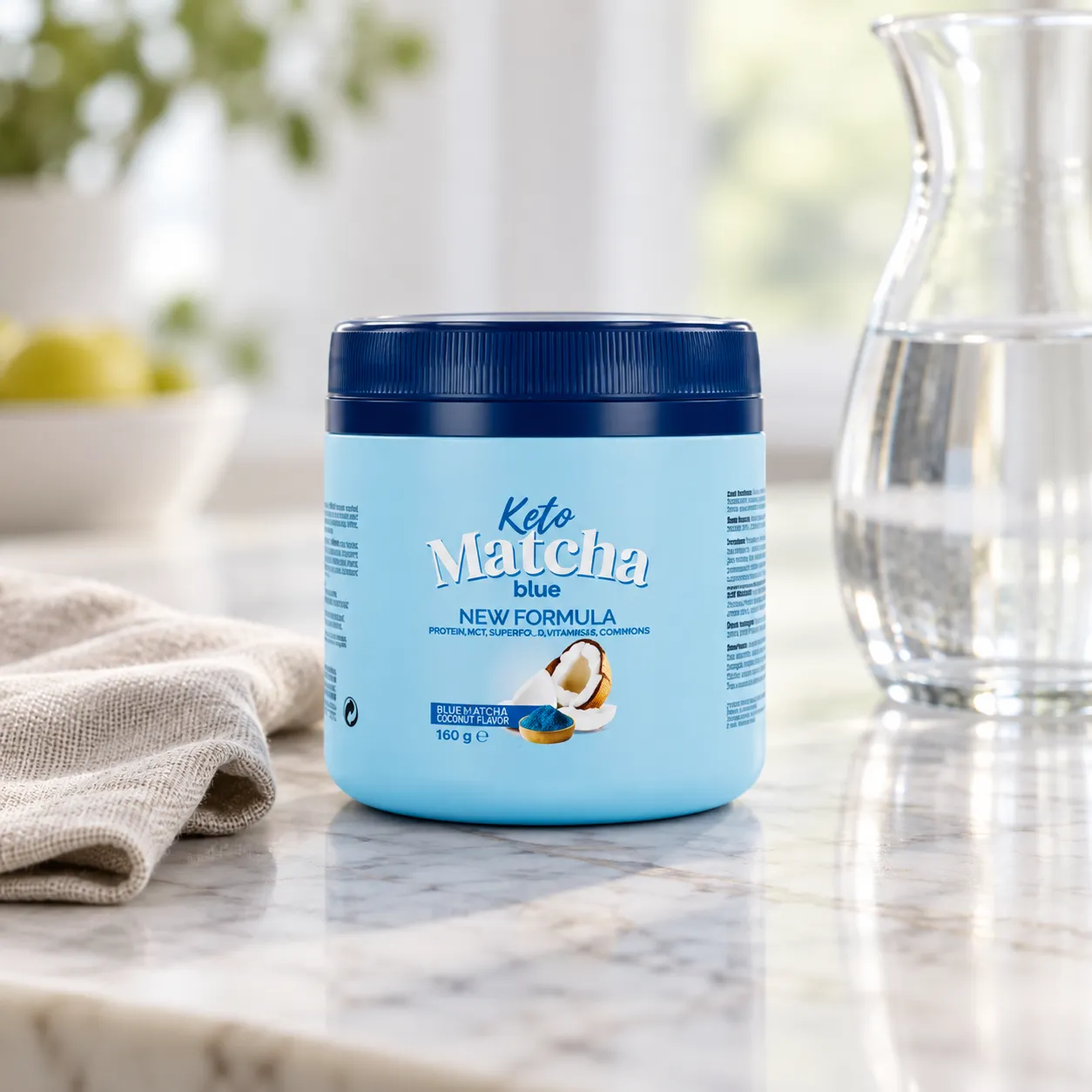 Keto Matcha — opakowanie na co dzień